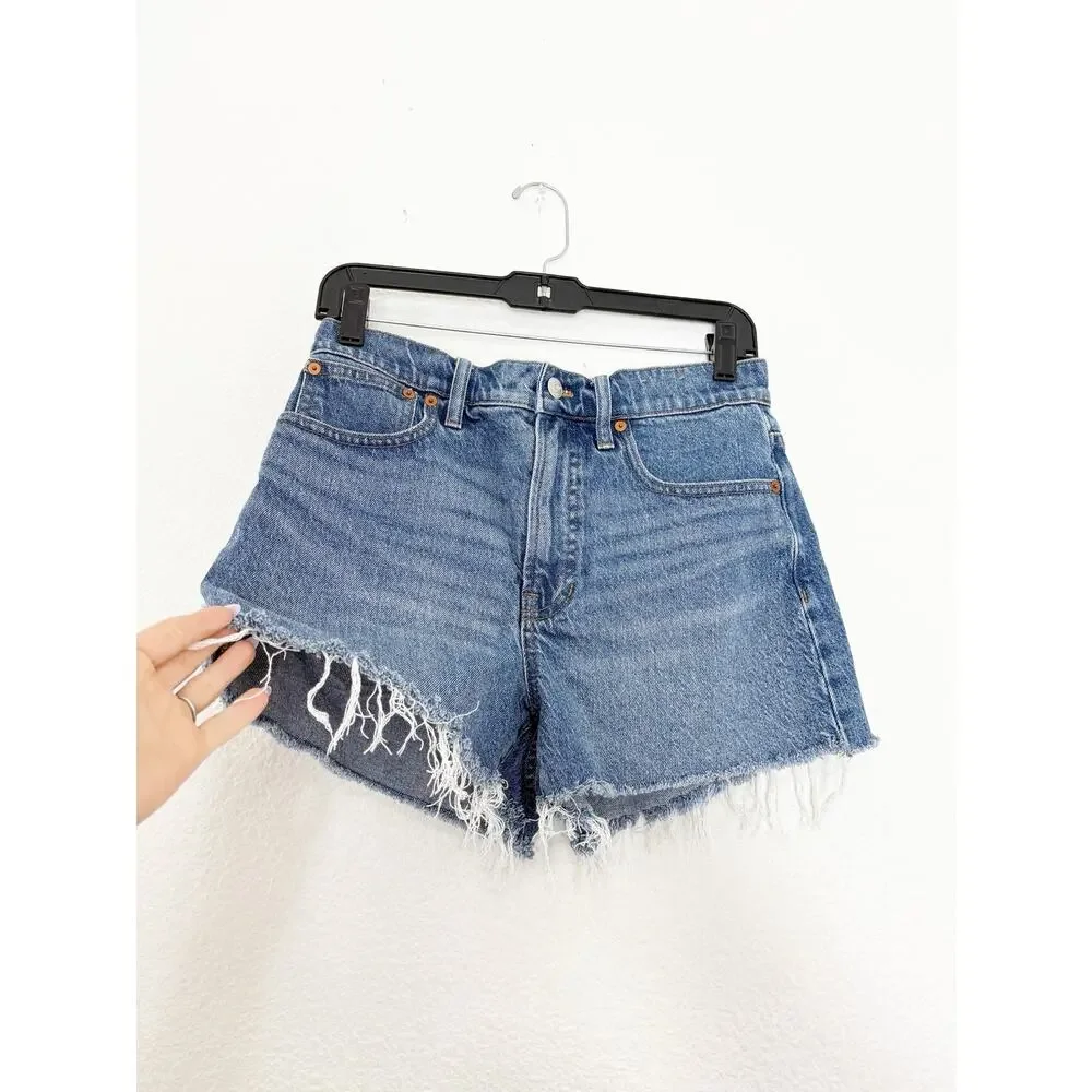 Madewell The Perfect Jean Short Size 27 in Burnett Wash Tencel Lyocell ND180